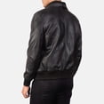 thumbnail image 4 of Air Rolf Leather Bomber Jacket, 4 of 11