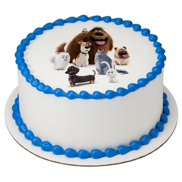 Secret Lives Of Pets Image 8" Round Edible Cake Topper