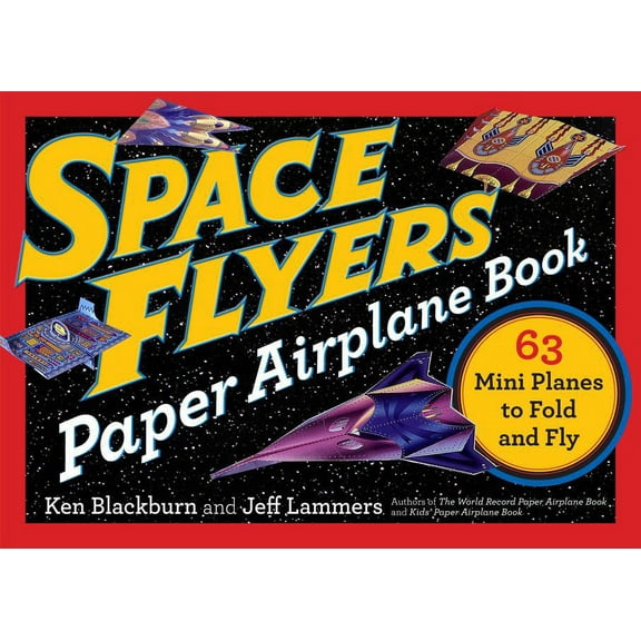 Space Flyers Paper Airplane Book - Paperback