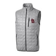 thumbnail image 2 of Men's Cutter & Buck Gray St. Louis Cardinals Rainier Full-Zip Puffer Vest, 2 of 3