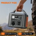 thumbnail image 4 of SBAOH 600W Power Station,538.7Wh 145600mAh Solar Generator for Outdoor Camping, Home Backup,Power Outages,(No Solar Panel), 4 of 9