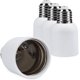 thumbnail image 1 of Adaptador de enchufe 4x - Convertidor de enchufe E27 a E40 - Adaptador de soporte de lámpara base E40 para bombilla LED halógena TUNC Sencillez, 1 of 5