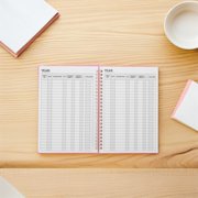 UPGRATOR Rosy Expense Tracker Notebook Accounting Ledger for Small Business and Home Budget Management
