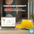 thumbnail image 3 of Lucent Path Yellow Baseball Bump Caps - Lightweight Safety Hard Hat Head Protection Cap, 3 of 10