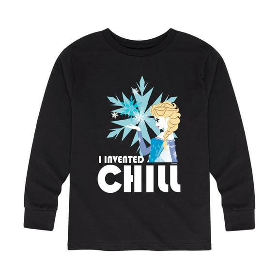 Frozen 2 - The Cold Never Bothered Me - Toddler And Youth Long Sleeve Graphic T-Shirt