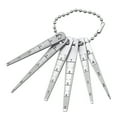thumbnail image 5 of 6pcs/set Taper Gauge 0-7mm Weld Inspection Ruler Stainless Steel Feeler Gauges Aperture Scale Hole Inspection Measuring Rulers, 5 of 5