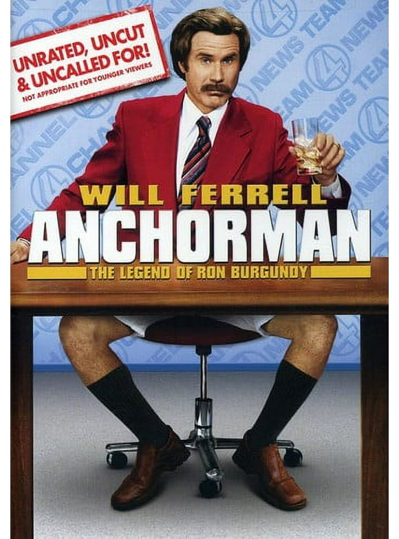 Anchorman: The Legend of Ron Burgundy (Unrated) (DVD), Dreamworks Video, Comedy