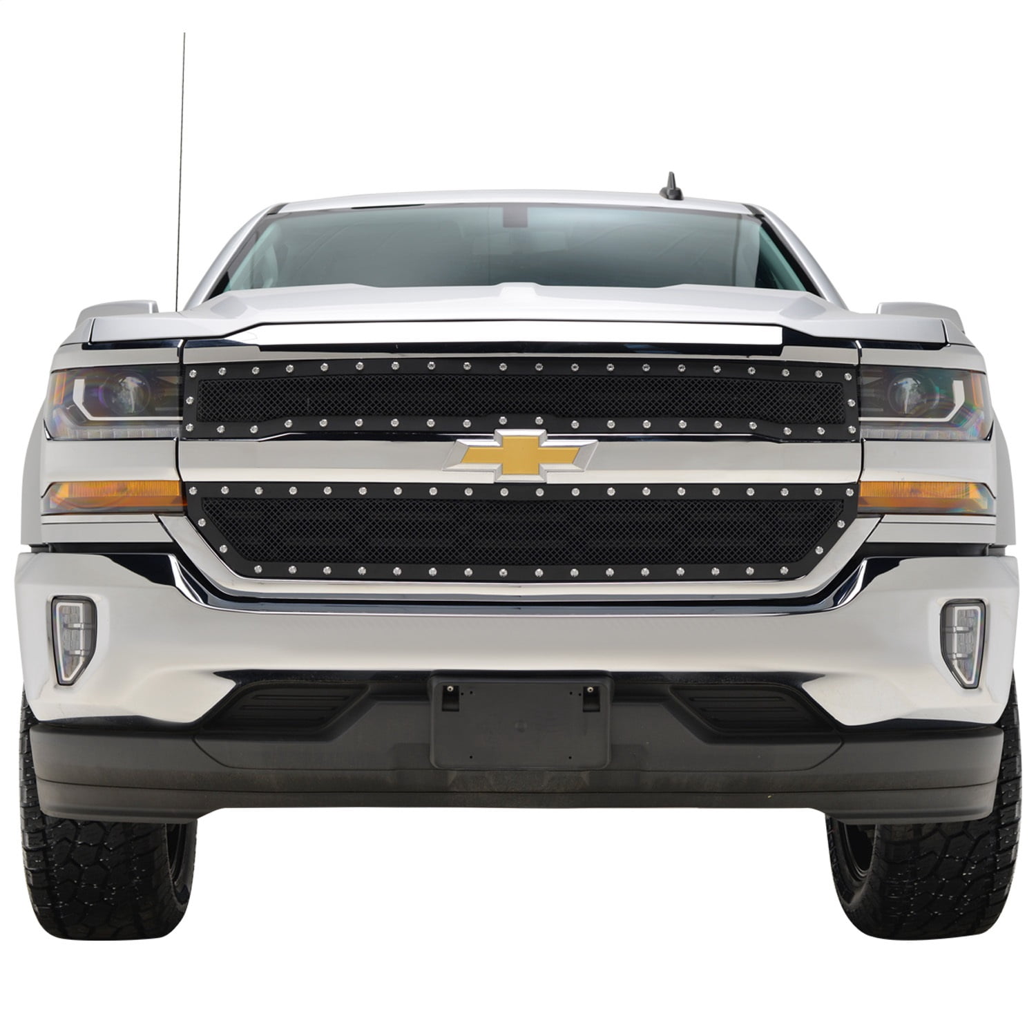 Paramount Automotive 46-0782 Evolution Packaged Grille Fits 16-18 Silverado 1500 Fits select: 2016-2018 CHEVROLET SILVERADO