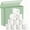Green, variant on Commercial Toilet Paper Storage Bag with Clear Window Large Roll Tissue Holder Bin Foldable Dustproof Organizer for Restroom