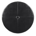 thumbnail image 4 of HomePop Winston Faux Leather Button-top Large Storage Ottoman in Black, 4 of 9