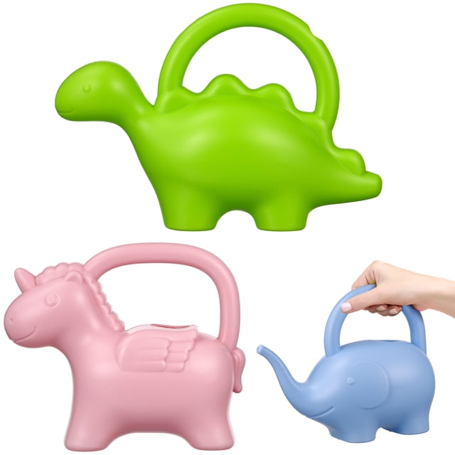 3 piezas latas de riego en forma de animal riego práctico kettles riego macetas