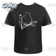 thumbnail image 5 of Camiseta negra gruesa para hombre camisa vintage en blanco ropa de algodón, 5 of 6