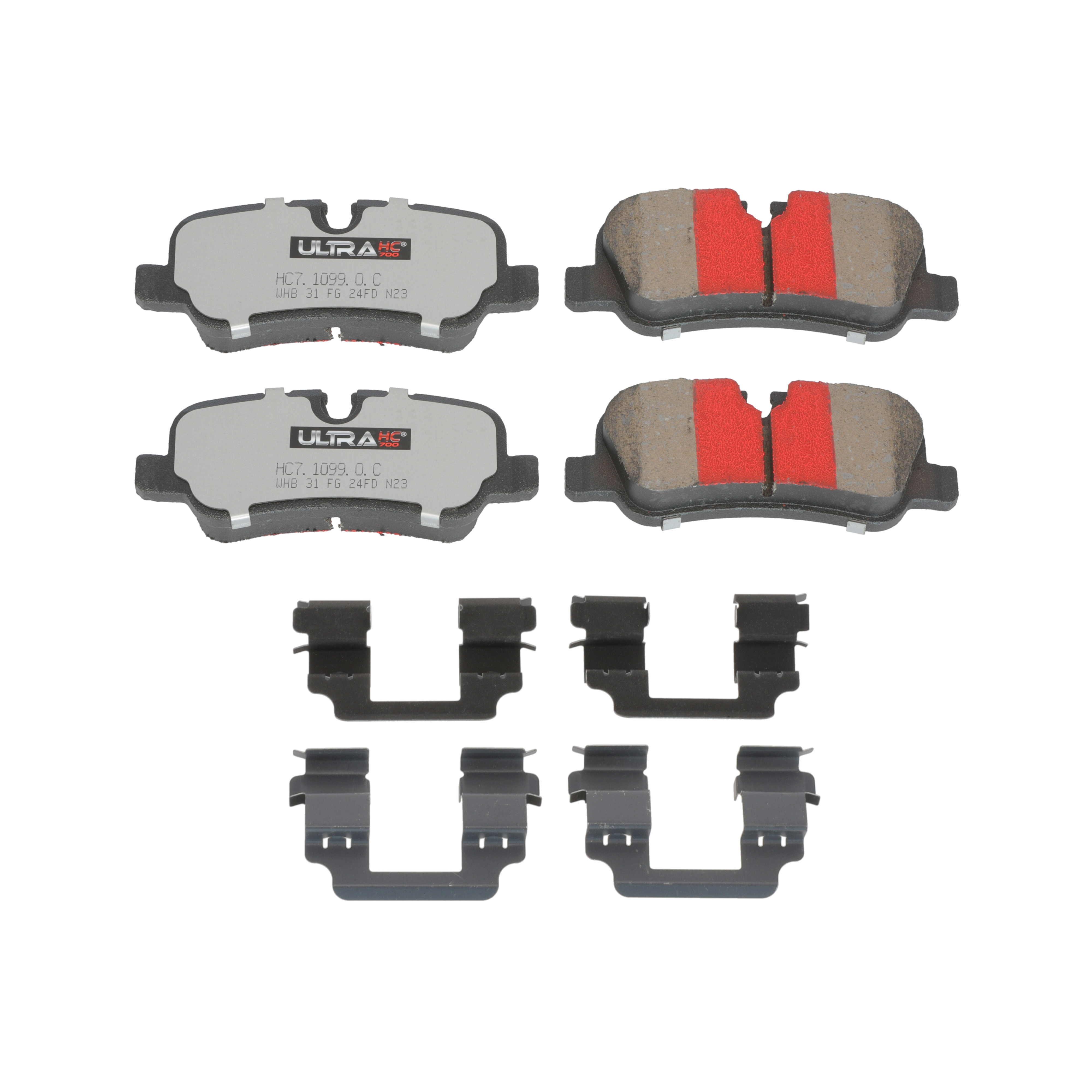 UltraHC 700 Brake Pad Set, Rear HC7.1099.0.C, Land Rover Range Rover 2009-2006