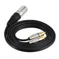 thumbnail image 1 of 2xXLR 3Pin Macho A 2RCA Macho Jack Altavoz Audio Divisor Cable Conector 1M, 1 of 8