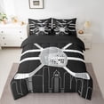 thumbnail image 3 of Erosebridal Twin Comforter Set - 7 Pieces Hockey Bedding Sets Twin Bed in a Bag with Reversible Winter Sports Bed Set,Comforter, Sheets, Pillowcases & Shams,Los Angeles, 3 of 5