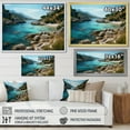 thumbnail image 4 of Designart "Greece Coastal " Landscapes Wall Art Living Room, 4 of 5