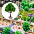thumbnail image 3 of Trayknick Mini Tree Model Realistic Looking Bright Color Widely Used DIY Scenery Landscape Simulated Miniature Tree Decoration Style G, 3 of 13