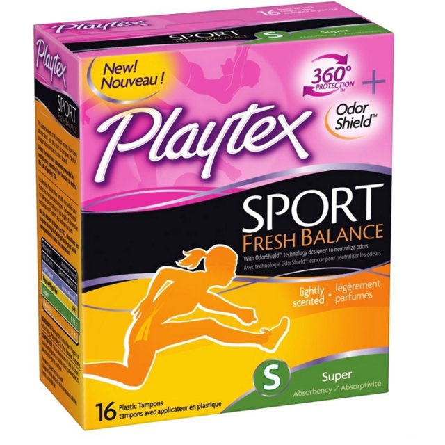 Playtex Sport Fresh Balance Tampon, Super Scented, 16 ea (Pack of 3)