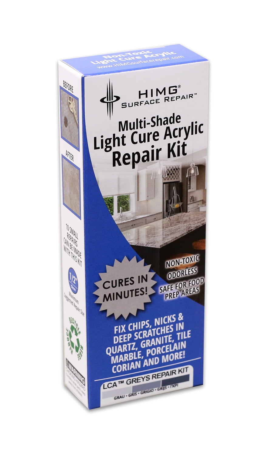 1 Set Granite Repair Kit & Marble Repair Kit (Color Match), Quartz  Countertop Repair Kit, Granite Epoxy, Corian Repair Kit For Marble Granite  Porcelai