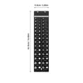 thumbnail image 2 of ifundom Thread Size Checker Tool Stainless Steel Black for Nut and Bolt Thread Identification, 2 of 8