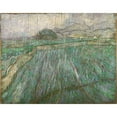 thumbnail image 3 of van Gogh, Vincent 18x15 Black Modern Framed Museum Art Print Titled - Rain, 3 of 5