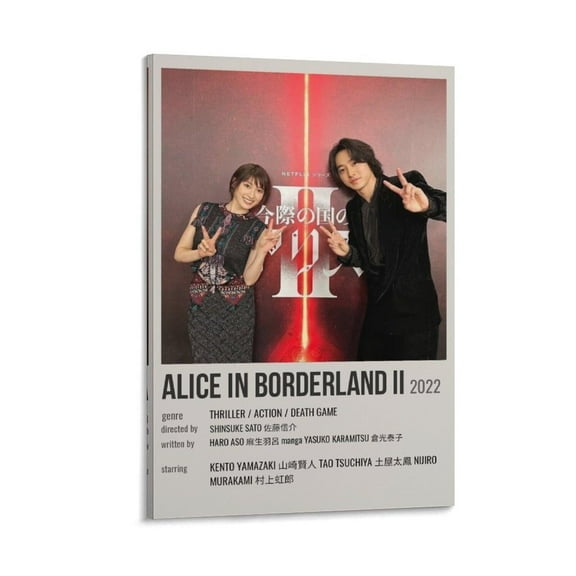 Alice in Borderland Sci-Fi Thriller Canvas Wall Art Artworks Picture Print Poster Wall Art Painting Canvas Decor Home Posters Decorative