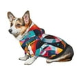 thumbnail image 7 of Honeii Abstract Jazz Instrumental Print Small Dog Hoodies Pet Hooded Sweatshirts Fall Winter Puppy Cat Sweaters Warm Clothes for Small Dogs Outfits Costume-Large, 7 of 7
