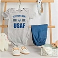 thumbnail image 3 of US Air Force Fly Fight Win USAF Romper Boys or Girls Infant Baby Brisco Brands 12M, 3 of 6