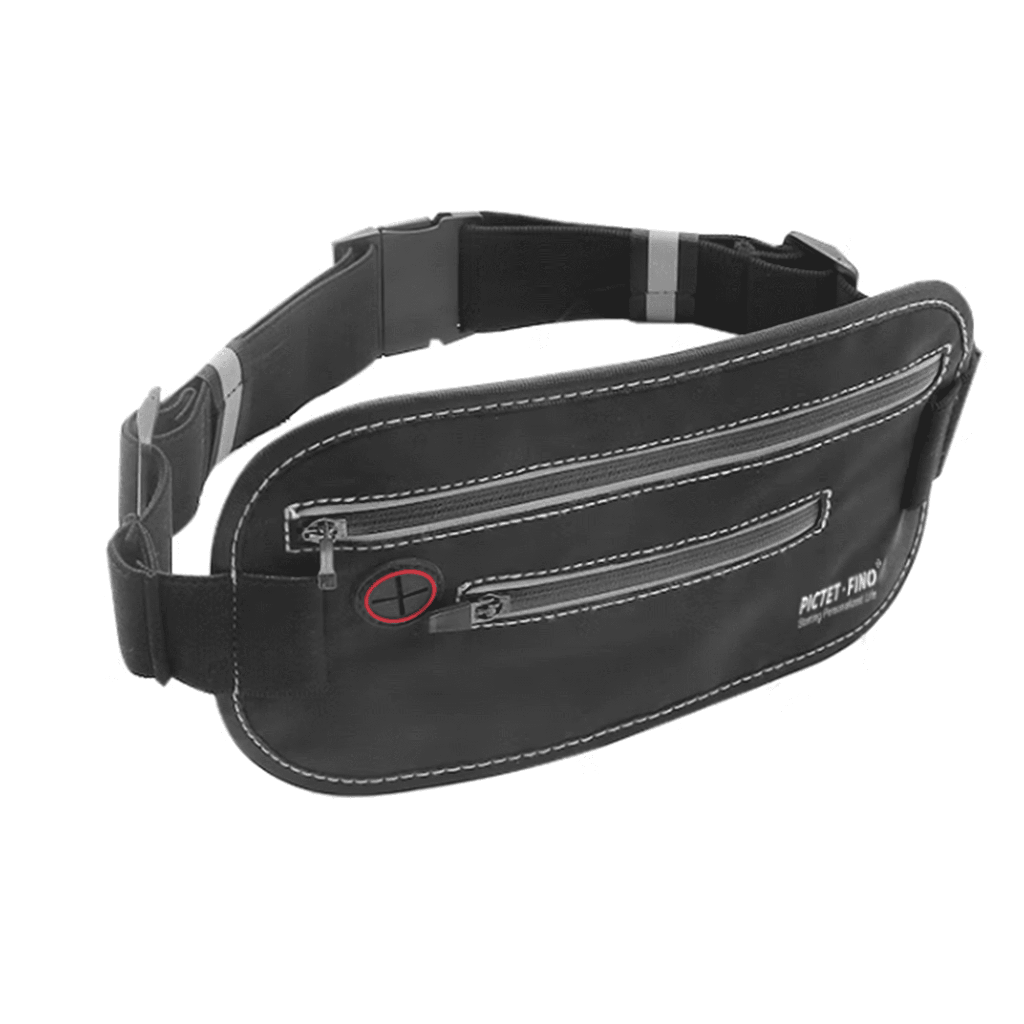 Fanny Pack Crossbody Bag Super Lightweight 2 Pockets with Reflective