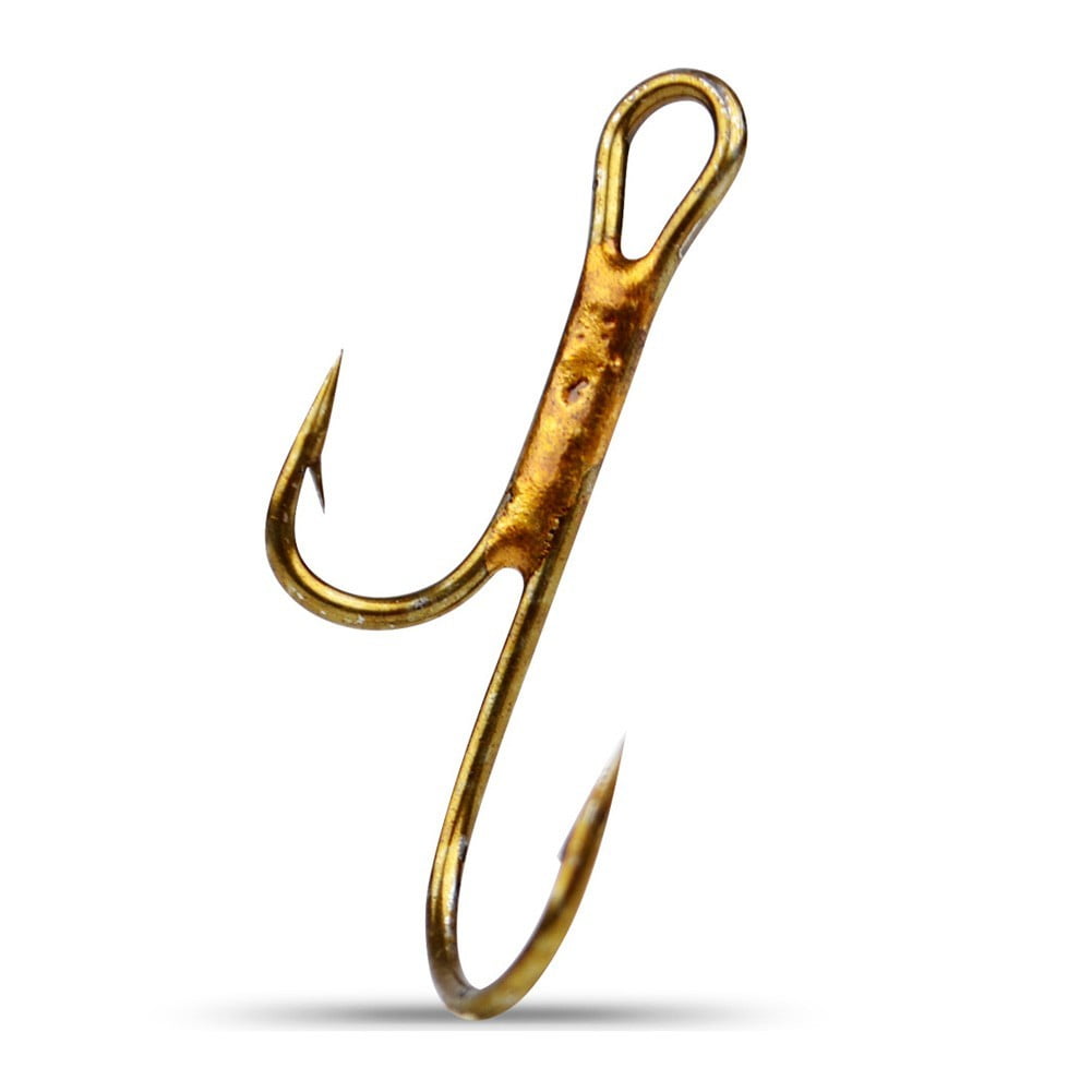 20Pcs/Lot High Carbon Steel Fishing Double Hook Worm Lure Barbed