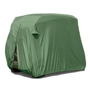 Armor Shield Golf Cart Zipper Protective Storage Cover, Fits 4 Passenger Car, Indoor/Outdoor, (Olive Color)