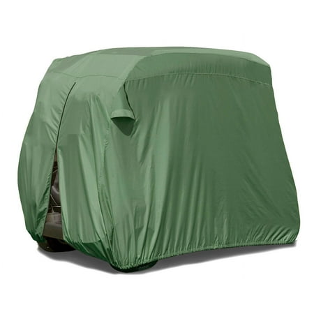 Armor Shield Golf Cart Zipper Protective Storage Cover, Fits 4 Passenger Car, Indoor/Outdoor, (Olive Color)