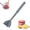 Gray, variant on Bxaolu Meat Chopper, 4 Curve Blades Ground Beef Masher, Heat Resistant Meat Masher Tool for Hamburger Meat, Ground Beef, Turkey and More, Plastic Hamburger Chopper Utensils