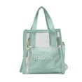thumbnail image 1 of Fashion Lady Wild Single Shoulder Diagonal Portable Transparent Bag + Clutch, 1 of 1