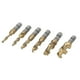 thumbnail image 5 of 11Pcs Chamfer Drilling Tools Woodworking Ti Coated Step Drill Bits Quick Release Extension Rod Tap Chamfering Tool Set, 5 of 5