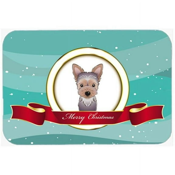 Carolines Treasures  Yorkie Puppy Merry Christmas Mouse Pad