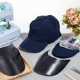 thumbnail image 5 of 24 Pcs 4 Styles Baseball Cap Visor Insert Plastic Hat Brim Board Tennis Hat Brim Replacement Liner ShaperDIY, 5 of 6