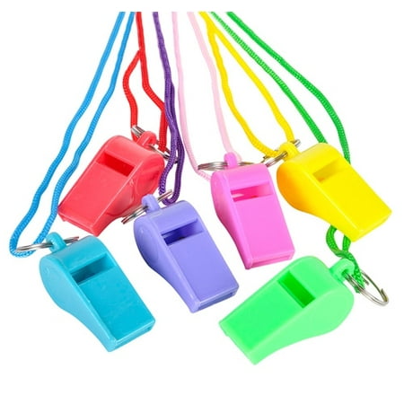 2 NEON WHISTLE NECKLACE, Case of 864