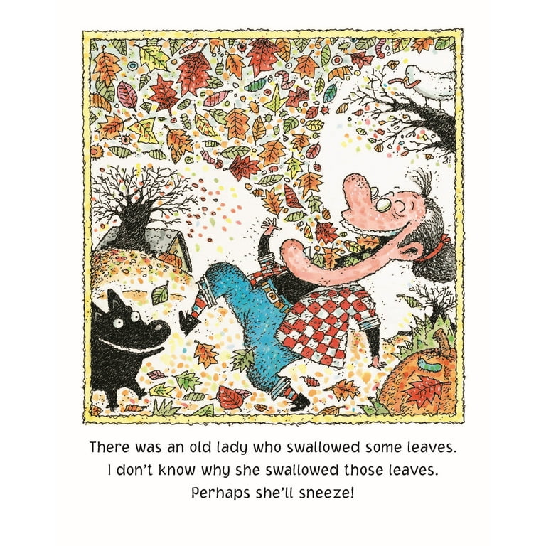 There Was an Old Lady Who Swallowed Some Leaves!, (Paperback