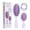 Purple, variant on Daily Gard Professional Detangling Hair Brush ABS Nylon Synthetic Girl Hair Brush Set, Detangling, Blue