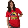 thumbnail image 4 of Ugly Christmas Pattern PACMAN Holiday Men's Graphic T Shirt Tees Brisco Brands X, 4 of 6