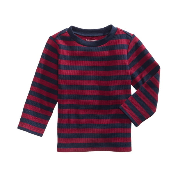 First Impressions Baby Boys Thermal Shirt TShirt (69 Months, Red Wine