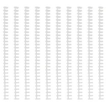 OUNONA 10-Pack Plastic Spiral Binding Strips for Notebooks, 30-Hole A4 Coil Binding Accessories for School and Office Use