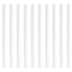 thumbnail image 1 of EeaseMX 10 tiras de espiral de plástico para encuadernación de cuadernos, 30 agujeros, espirales para cuadernos A4 y B5, 1 of 7