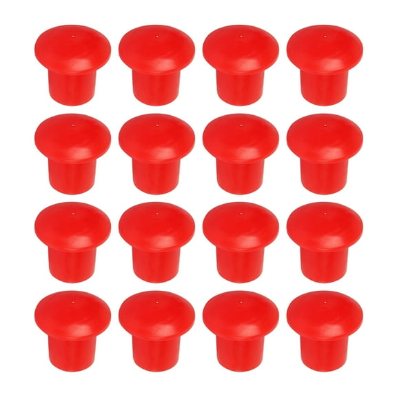 60 Pcs Safety Lanyard Steel Cap Rebar Equipment Protective Gear for Work