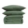 thumbnail image 5 of TRULY SOFT Crinkle Garment Wash Green Twin/Twin XL 2 Piece Comforter Set, Solid Color Themed, Oeko-TEX Certified Confidence, 5 of 8