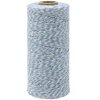 Just Artifacts ECO Bakers Twine 240-Yards 4Ply Striped Cornflower - Decorative Bakers Twine for DIY Crafts and Gift Wrapping