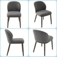 thumbnail image 3 of Dining Chair Set of 6,Modern Upholstered Kitchen Chairs with Ergonomic Back Support,265lbs Capacity Dining Room Chairs with Wood Legs for Kitchen Dining Room Restaurant, 3 of 8