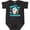 Black Leopard, variant on Inktastic Baby's 1st Christmas with Cute Penguin and Snowflakes Boys or Girls Baby Bodysuit