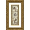 thumbnail image 1 of Phillips, Anita 12x24 Gold Ornate Wood Framed with Double Matting Museum Art Print Titled - Woodlands IV, 1 of 4